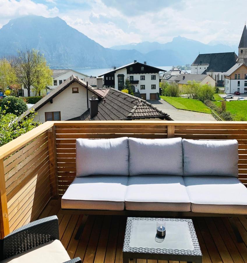 Traum Panorama Apartment Mit Berg & Seeblick Altmünster エクステリア 写真